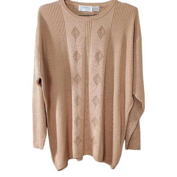 💥328 Elisabeth by Liz Claiborne Silk Knit Sweater - Picture 1 of 7